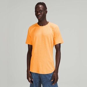 Lululemon Men’s Drysense Short Sleeve Shirt - Clementine - XL